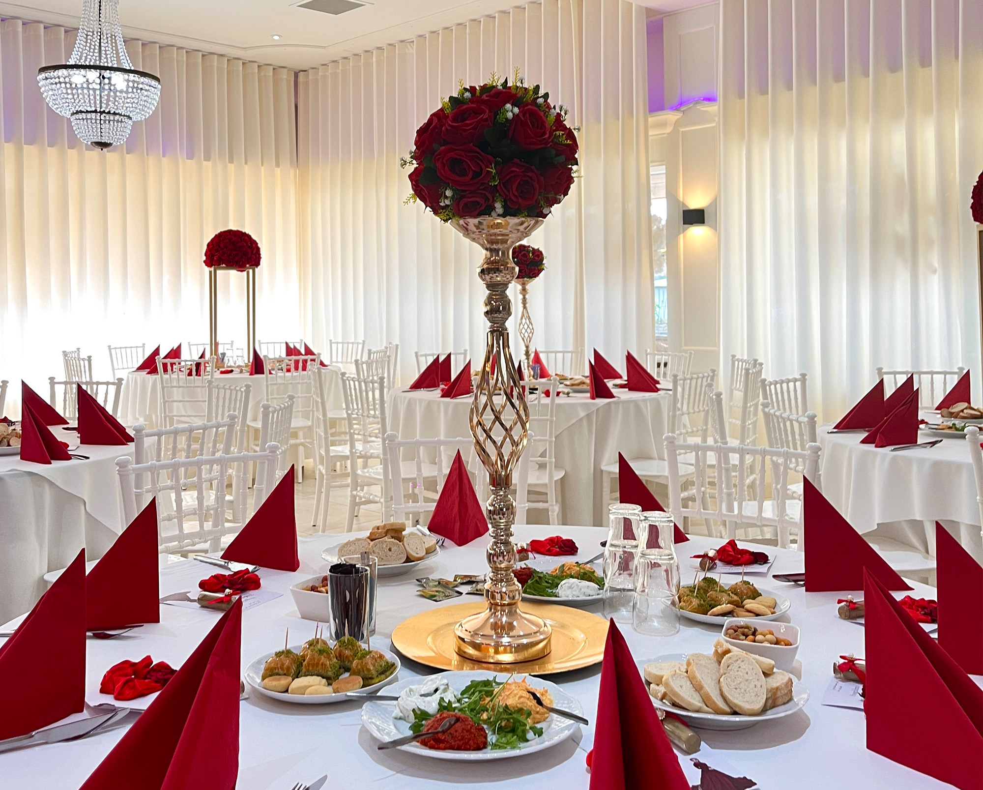 Elegante eventzaal bij Hogeboekel Events